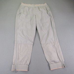 Adidas Stella McCartney Pants Womens Large Gray Barricade Windbreaker Side Zip